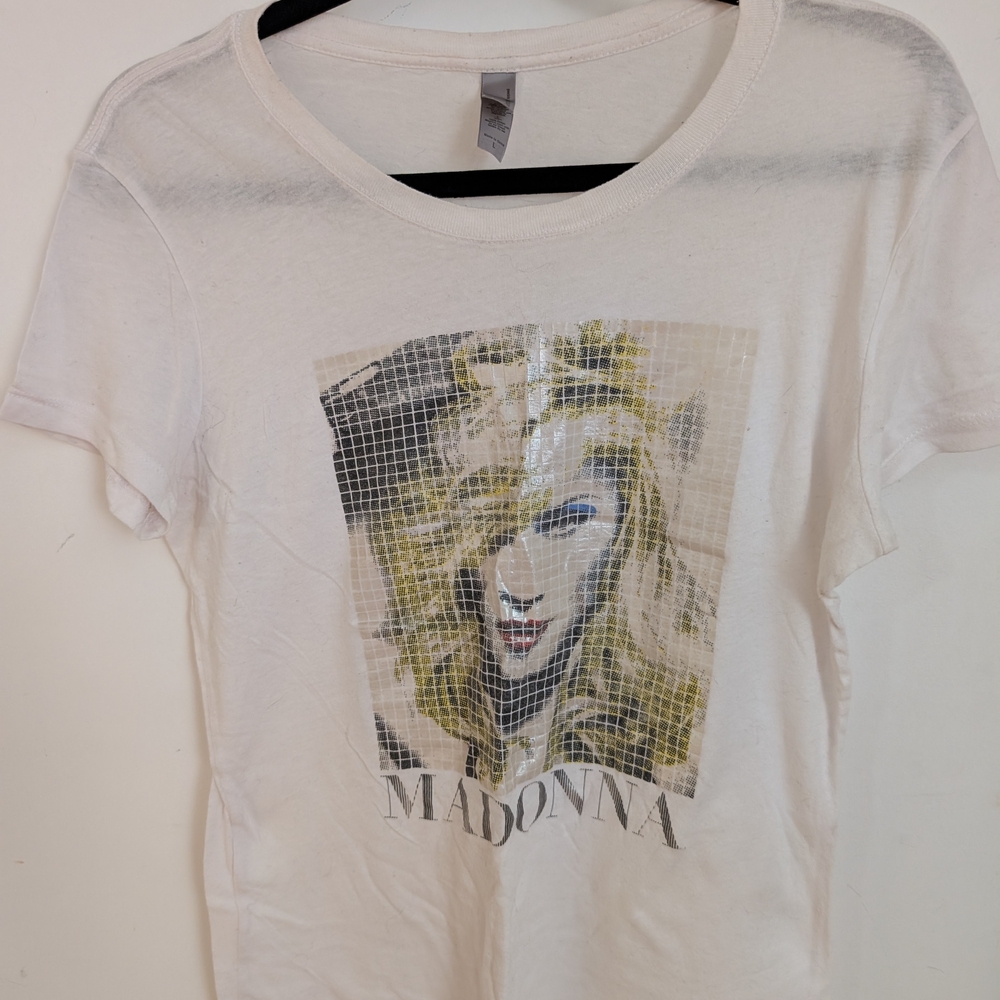 Next Level Apparel Cream Graphic Tee